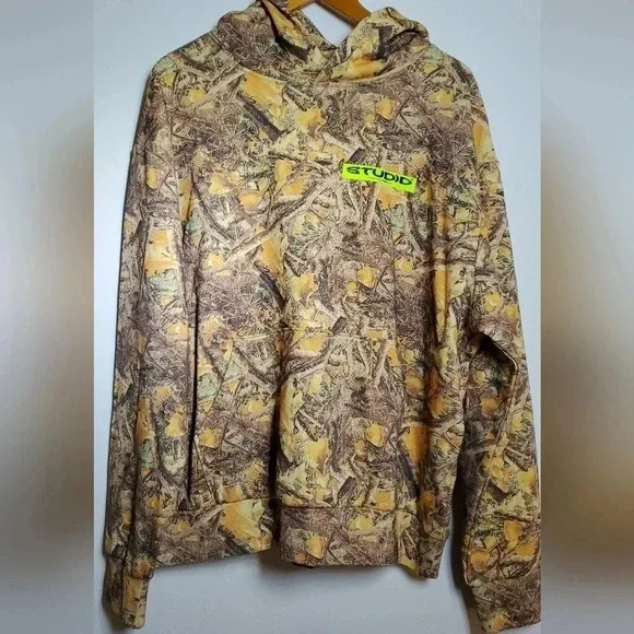 NWOT High Frequency Camo Hoodie Size Large - Studio By Supervsn - SOLD OUT - Picture 1 of 9